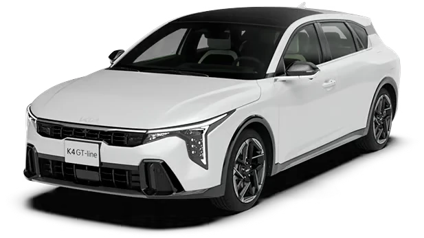 K4 Hatchback en color Snow White Pearl